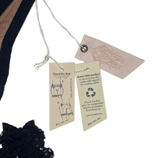 We Are HAH | Free People Convertible Bra Garter Black Lace Lingerie Small NWT - Image 11