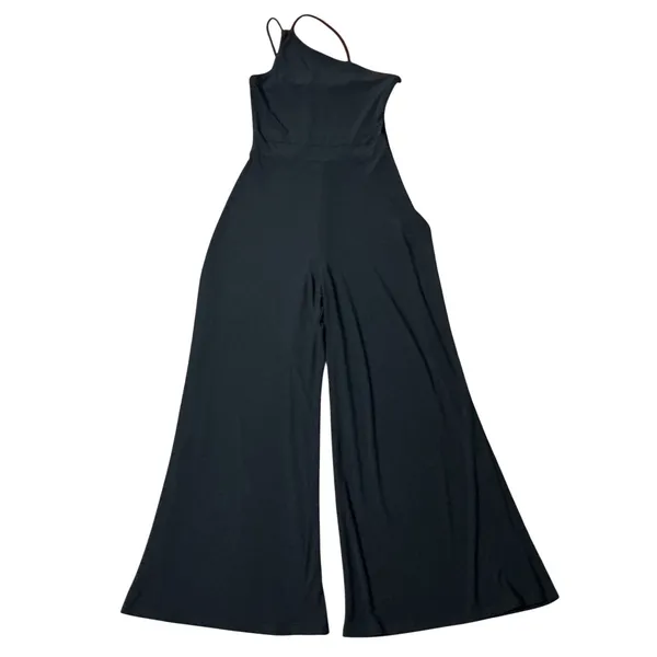 Un Deux Trois Womens Black One Shoulder Wide Leg Jumpsuit K5125 Size‎ S - Image 2