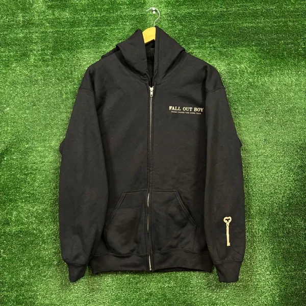 Fall Out Boy From Under the Cork Tree Rock Band Zip-Up Hoodie Size Medium - Image 3