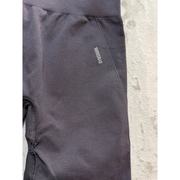 Gymshark‎ Vital Seamless 2.0 Black Biker Shorts Womens Size M Workout Athleisure - Image 6
