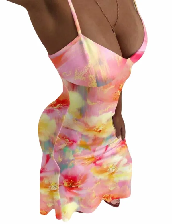 Boutique Floral and Multicolor Maxi Dress - Image 5