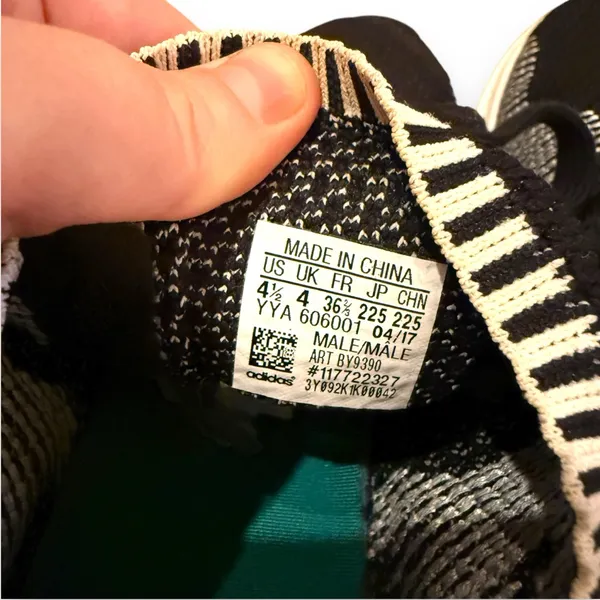 Adidas x Equipment EQT ADV 91-16 White & Black Knit Mesh Activewear‎ Shoes - Image 12