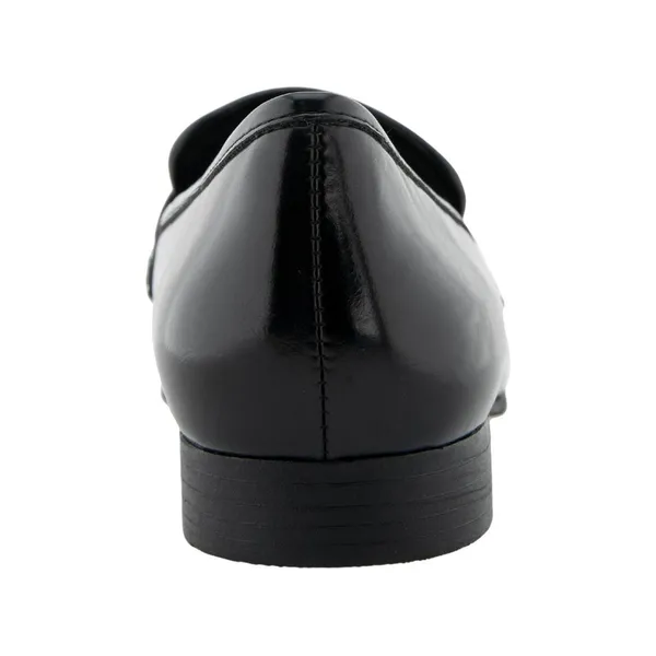 Aerosoles Womens Studded Tailored Loafer Faux Leather Black / Silver 8M - Image 10