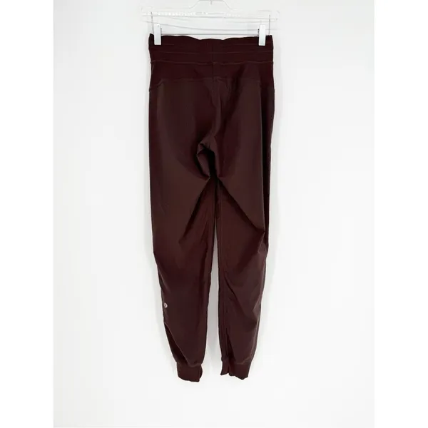 Lululemon Dance Studio‎ Mid-Rise Drawstring Joggers Women's 2 Brown Activewear - Image 3