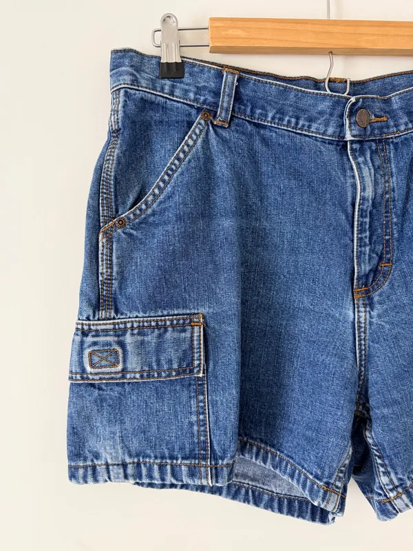 Vintage Riders Cargo Jean Shorts - Image 3