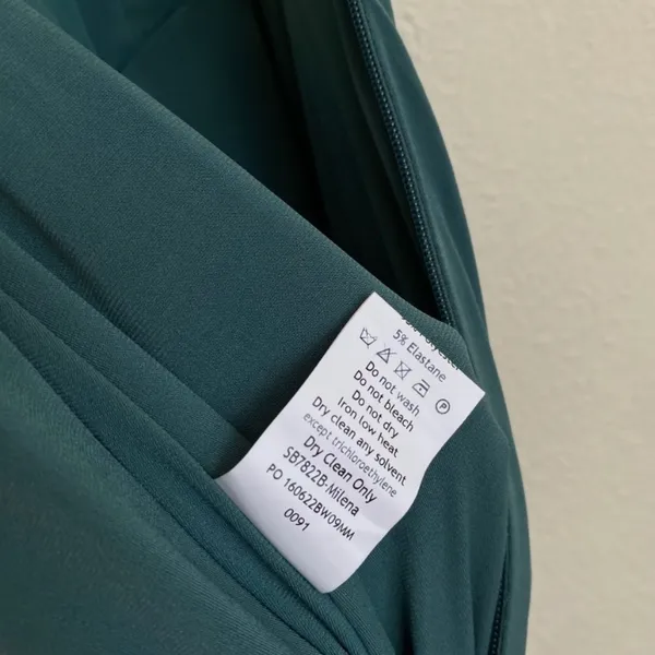 HOUSE OF CB‎ Milena Forest Green Corset Maxi Dress L - Image 12