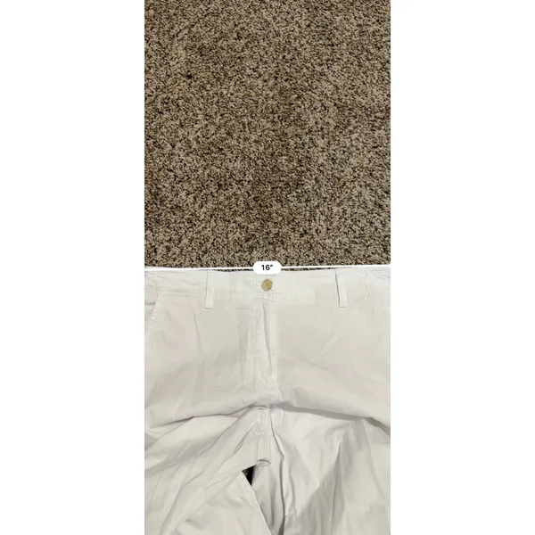 Talbots White Heritage Twill Everyday Chino Pants Womens Size 6 Straight Leg - Image 6
