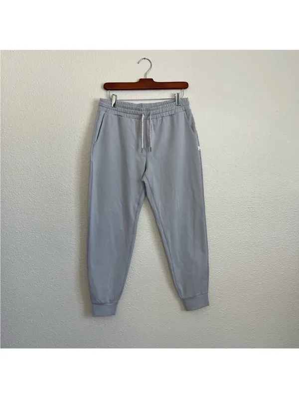 Vuori lux ribbed performance joggers in Grey - Image 2