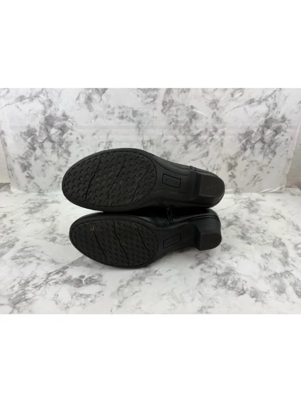 *Rockport by Cobb Hill Abbott Panel Ankle Boots Size 7.5 Black Leather Comfort - Image 13