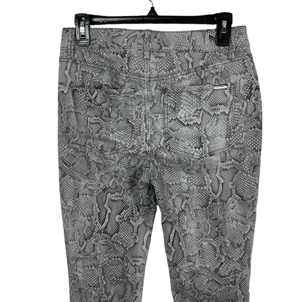 White House Black Market The Skinny‎ Ankle Snake Print High Rise Stretch Pants 4 - Image 4
