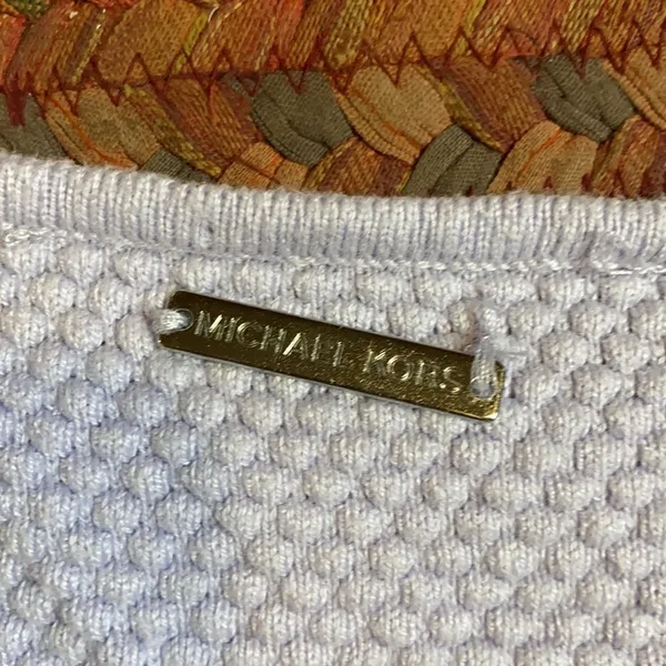 LAVENDER QUILTED SIDE TIE MICHAEL KORS SWEATER - Image 6