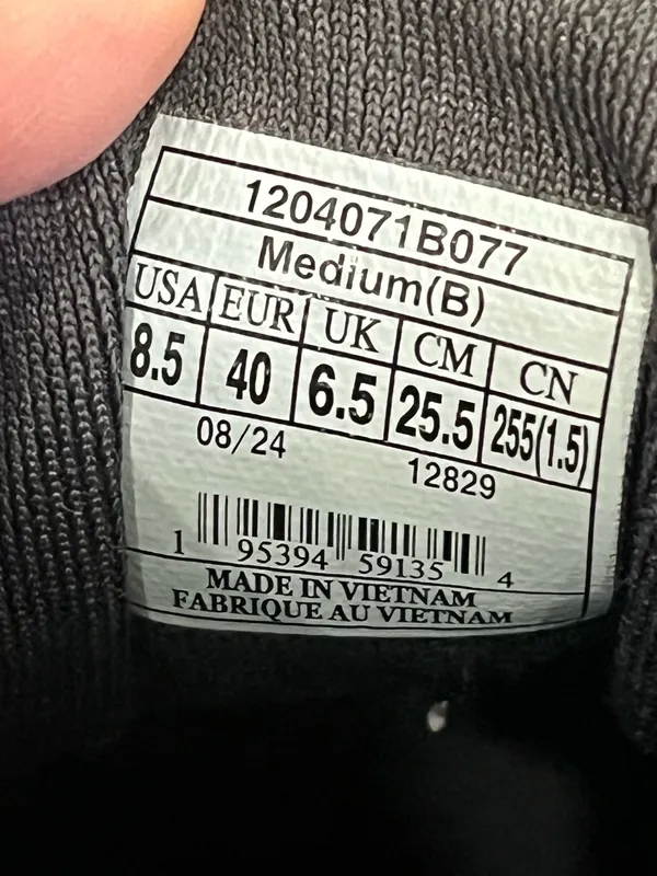 Brooks Ghost 16 Women's 8.5 B Running Shoes Black Grey Pink DNA LOFT v3 1204071B077⁠ - Image 8