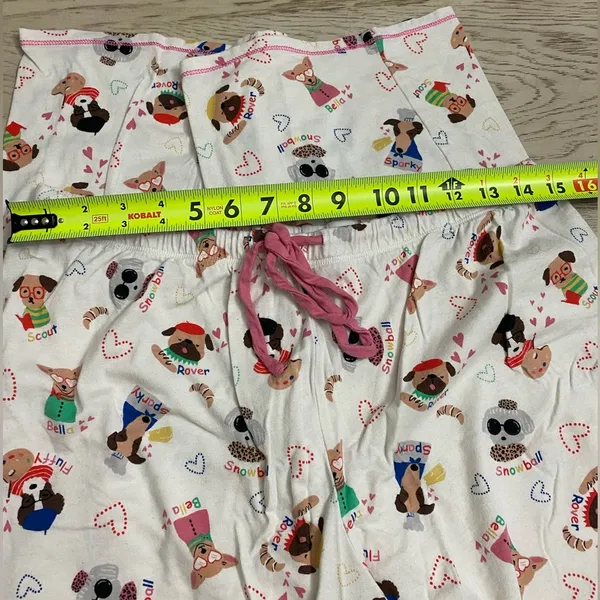 Cuddl Duds Cream Pajama Sets with Playful Design - Image 10