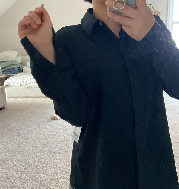 button up shirt. Fits s - Image 5