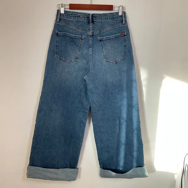Jessica Simpson Freesia High Rise Wide Leg‎ Jeans Medium Wash Size 8 - Image 3
