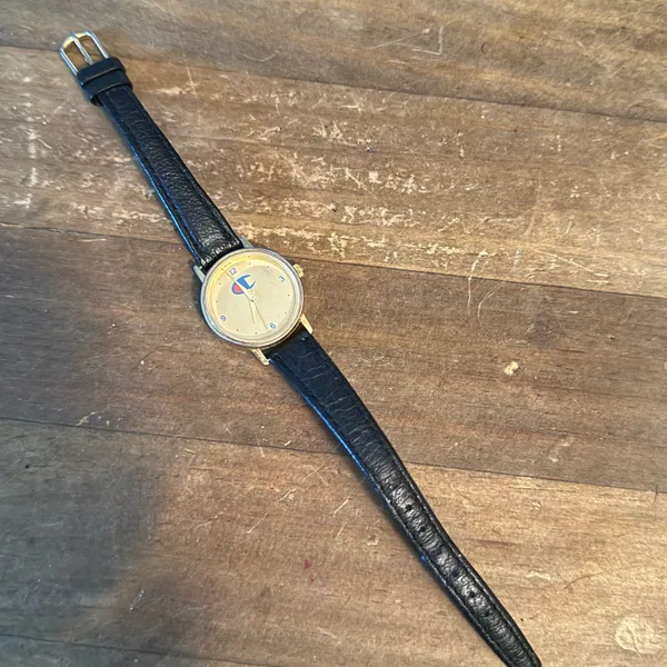 Vintage Champion leather band watch - Image 7