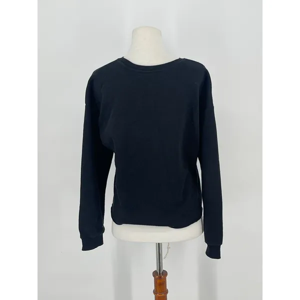 Long Sleeve AC/DC Crop Sweatshirt Size XL Rock Band Grunge‎ Alternative - Image 2