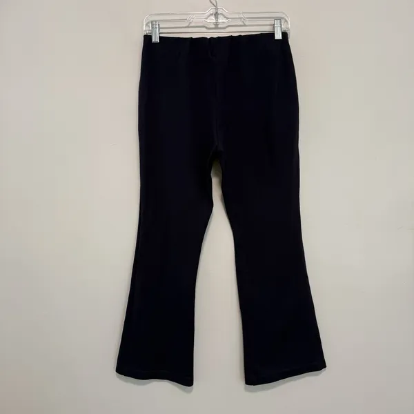 Ann Mashburn‎ Faye Flare Cropped Pant in Navy Ponte Knit Size Small - Image 6