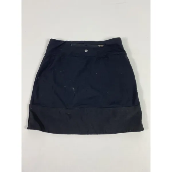 Athleta‎ Skort Womens XXS Black Athletic Golf Tennis Built-In Shorts Zip Pockets - Image 9