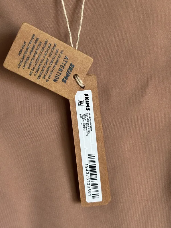 Skims Sculpting Swim One Piece in Taupe | Size Small | NWT w/ Seal | Sold Out & Rare - Image 4