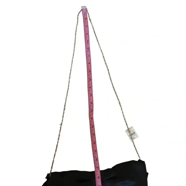 New Black satin formal coquette Bow purse evening bag. clutch classic black tie - Image 9