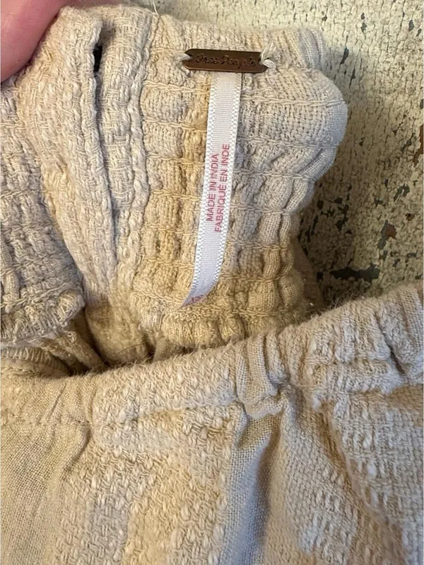 Free People light tan jumpsuit size XS - Image 7