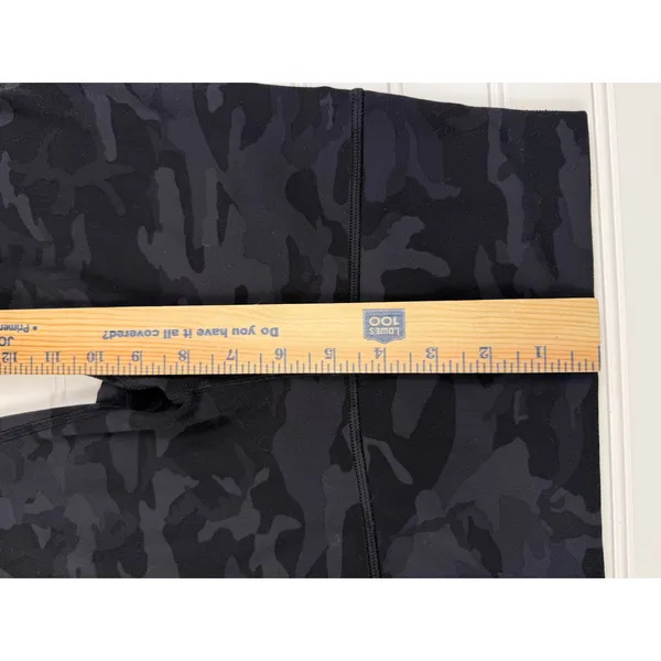 Lululemon Womens Black Camo High Rise Yoga Pants Athletic Stretch - Image 5