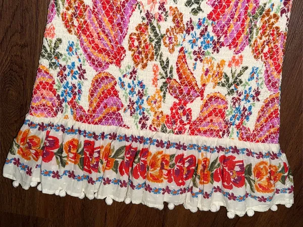 Nwot FARM RIO SPRING BANANAS MINI SKIRT pom $140 fall - Image 6