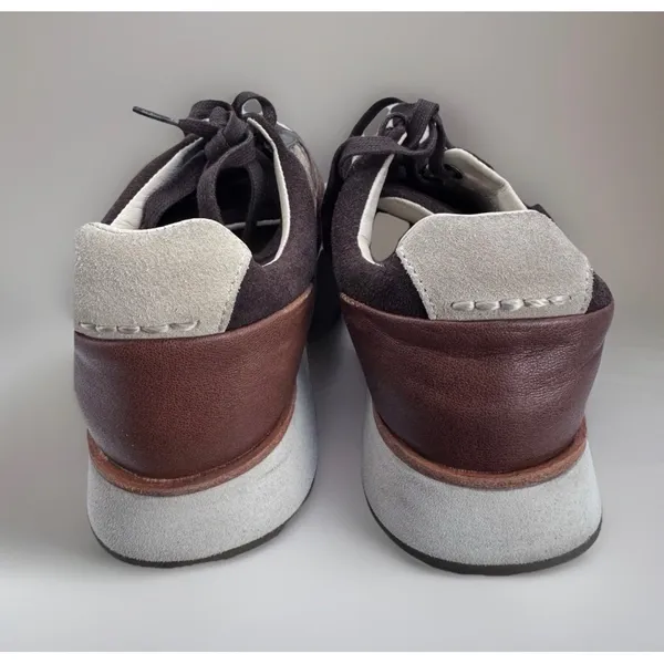 Womens Fashion Sneakers Snake Print Leather‎ Suede Chunky Sole Comfort Shoes 38 - Image 2