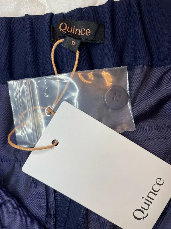 NWT Quince Pleated Crepe Wide Leg Trousers - Image 4