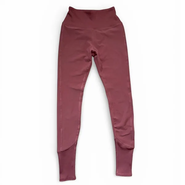 Alo Yoga Pink High-Waist Alosoft Lounge Legging Yoga Pants Workout Women's Small - Image 2