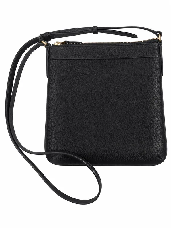 Coach Crossgrain Leather North South Crossbody Messanger Bag Black - Image 3