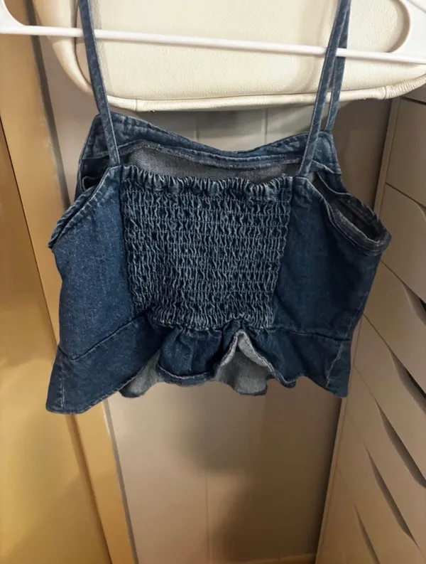 American Eagle denim top - Image 2