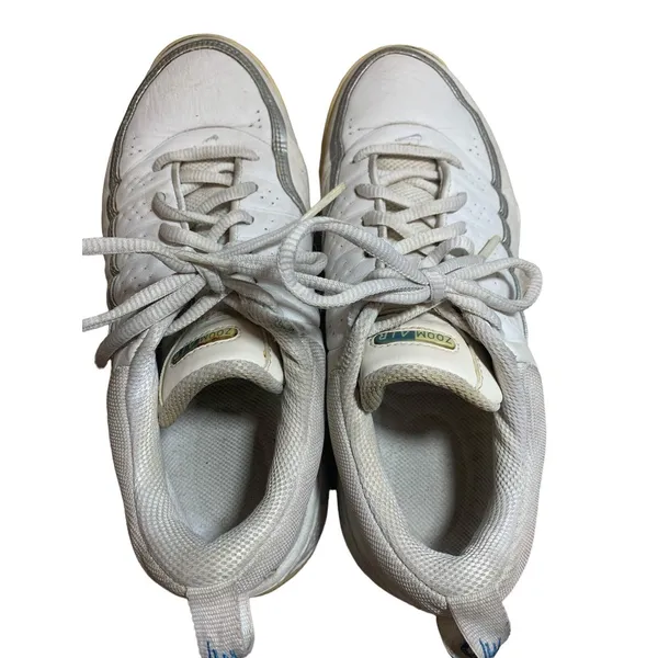 Nike Air Zoom Women’s Size 7 White Sneakers Laced y2k 90's Chunky Seinfeld - Image 4