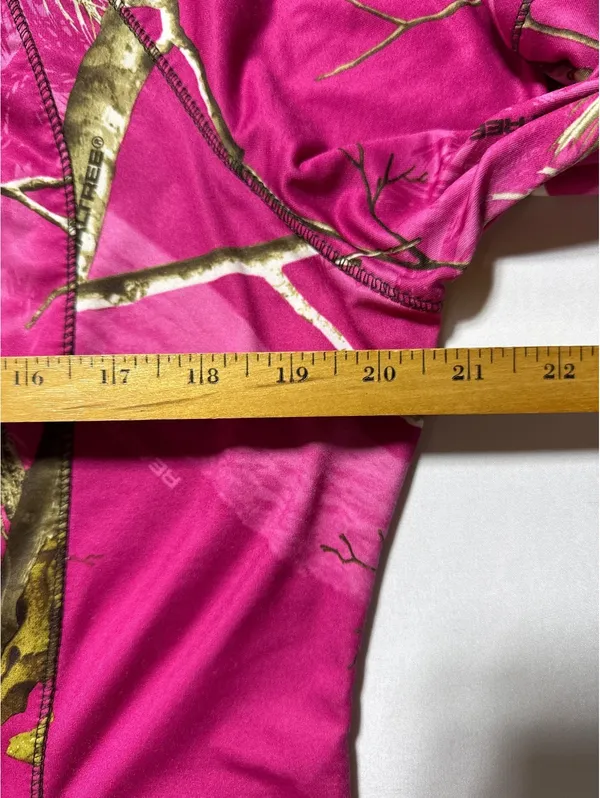 Realtree AP Pink Camo Hoodie Jacket L/G 12-14 Girls Hunting - Image 5