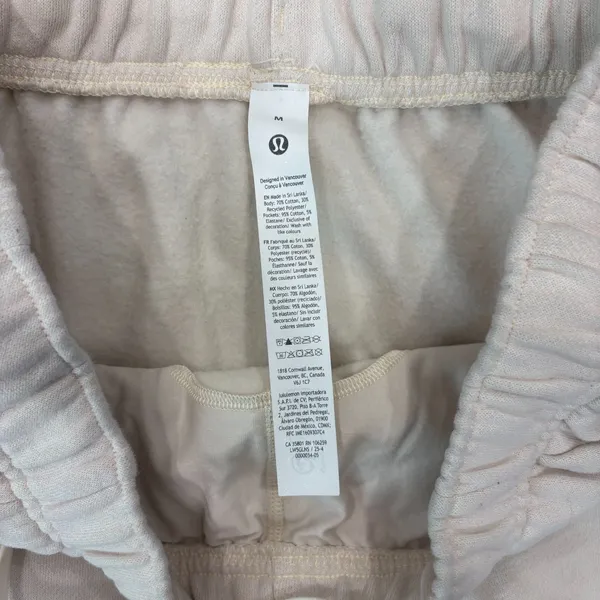 Lululemon Scuba Mid-Rise Oversized Jogger Regular IBone Ivory Size Medium W5GLNS - Image 5