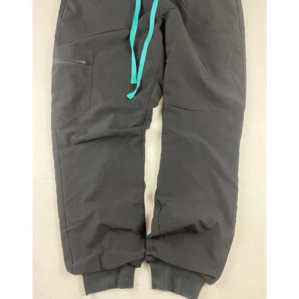 FIGS Zamora FreeX Lined Jogger Scrub Pants - Black, Small, Excellent! - Image 5