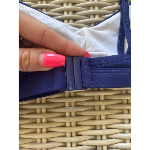 Boden Ruched Bralette Bikini Top US 4 resortwear travel coastal luxury beach - Image 3
