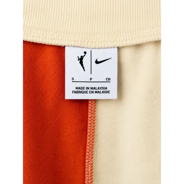 Nike WNBA All-Star Game 2023 Fleece Shorts Split Color Orange Cream Small - Image 5