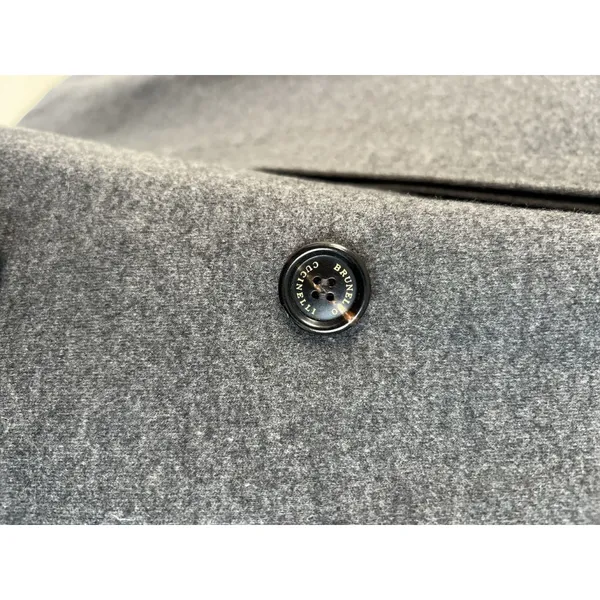 Brunello Cucinelli Gray Cashmere Coat Women’s S Quiet Luxury Old Money Formal - Image 4