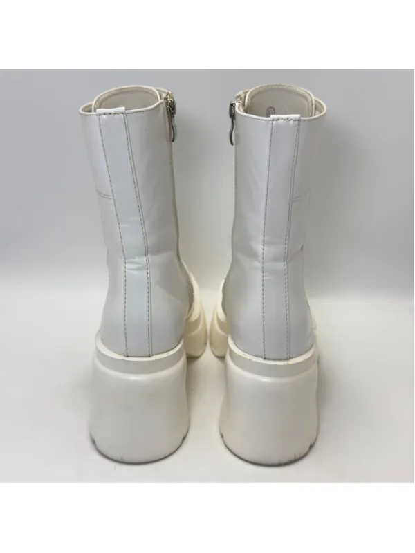 Women's Unbranded White Platform Boots Size 8.5 - Image 7