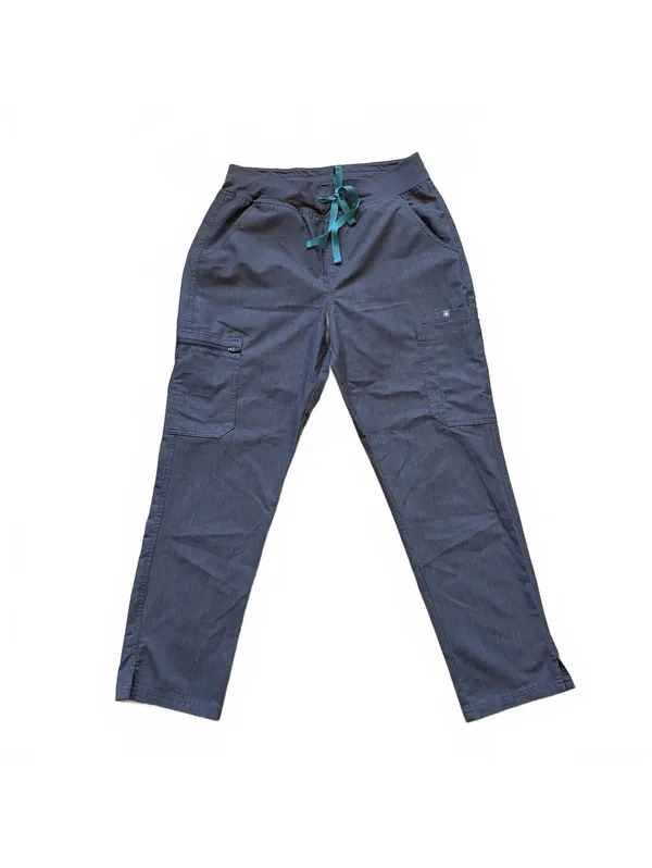 Figs High-Waisted Yola Skinny Scrub Pants Graphite Gray Women’s Medium Petite - Image 2