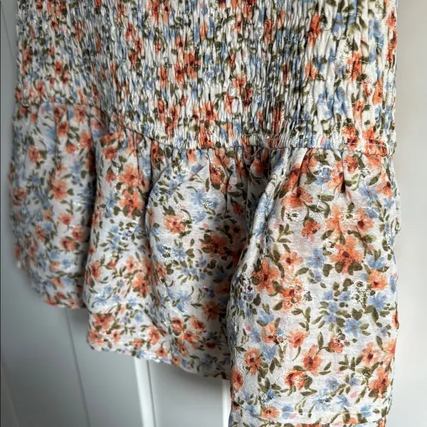 Windsor Floral Smocked Strapless Dress - Image 4