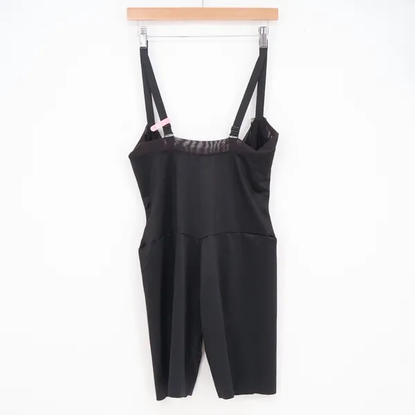 Maidenform Womens Black Cellulite Reducing Firm Control Shapewear Bodysuit L - Image 6