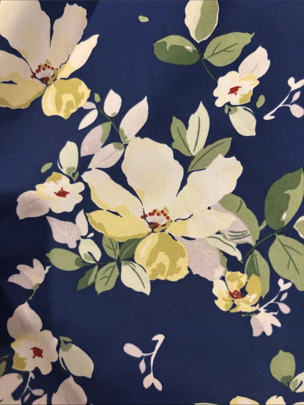 Lulus Floriana Navy Blue Floral Print Shift Dress Women’s Size Small New w/ tag! - Image 10