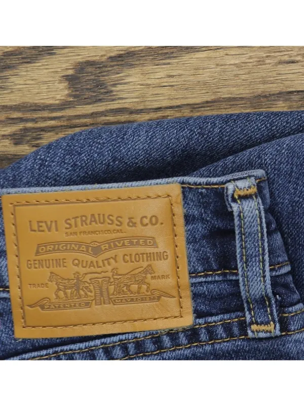 NWT Levi's Womens 728 High Rise Zip Fly Wide Leg Jeans 94417114 Blue 32X32 - Image 10