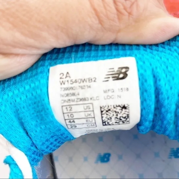 New Balance 1540v2 Running Shoes White Grey Blue Made in USA Sneakers - Image 9