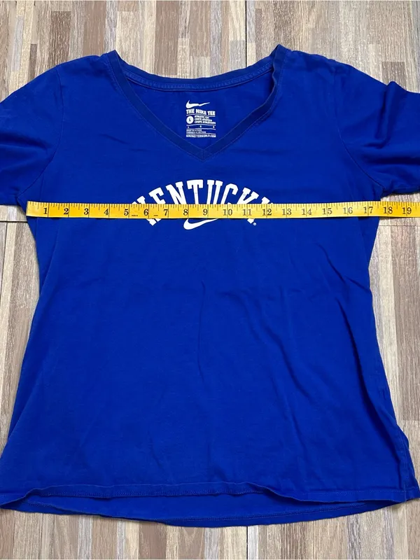 Nike University of Kentucky T-Shirt Duo, Royal Blue & Gray, Women’s Large - Image 4