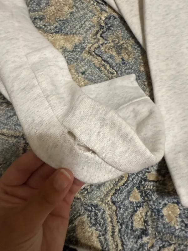 Nike Sweatpants White/Grey - Image 5