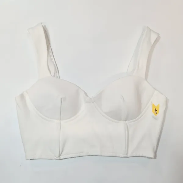 Superdown Wren Bustier Top in White - Image 3